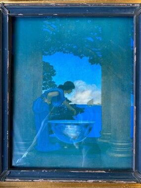 MAXFIELD PARRISH Print: "CIRCE'S PALACE"